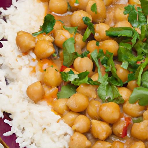Hearty Chickpea Curry Paired Perfectly with Fragrant Basmati Rice