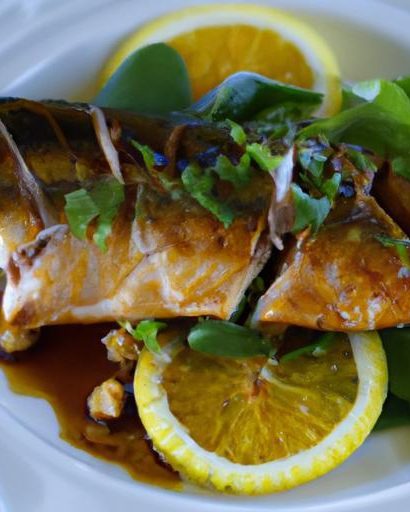 Zesty Grilled Mackerel: A Citrus-Glazed Flavor Journey