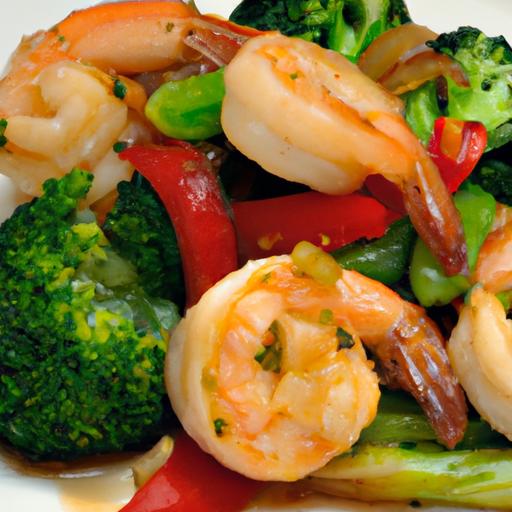 Fiery Shrimp⁤ Stir-Fry with Vibrant Broccoli & Peppers