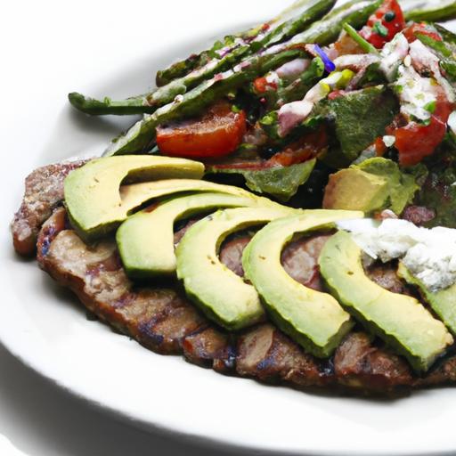 Savor Grilled Flank Steak Paired with Zesty Avocado Salsa