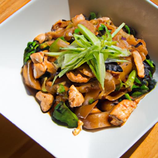 Pad See Ew Unveiled: Chicken Stir-Fried Soy Sauce Noodles