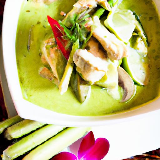 Discover the Rich Flavors of‌ Thai Green Curry Chicken with Coconut Milk
