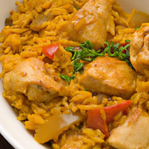 One-pot Spanish Chicken and Rice:⁣ Easy Arroz con Pollo Recipe