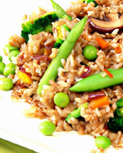 Nutritious Brown Rice & Edamame Stir-Fry: A Healthy Delight