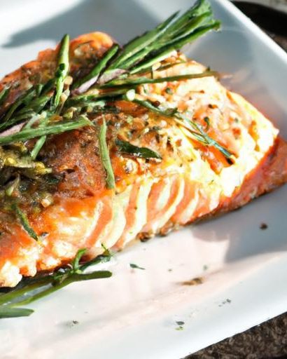 Savory Baked Salmon with Olive Oil and Rosemary Bliss