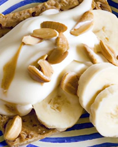 Creamy Delight: Healthy Peanut Butter Banana Yogurt Bark