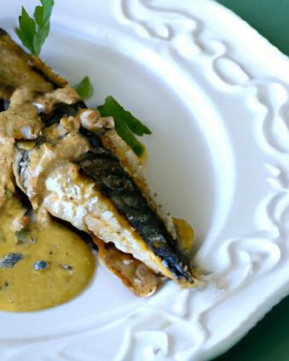 Savor Grilled Mackerel with Zesty Mustard-Dill Sauce