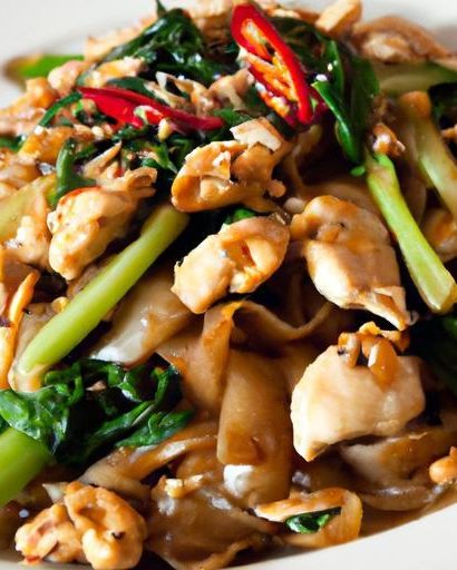 Pad See Ew Unveiled: Chicken Stir-Fried Soy Sauce Noodles