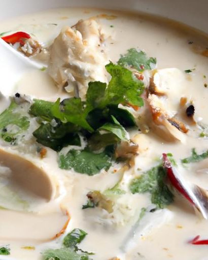 Discover the Flavors of Creamy Tom Kha Gai: Thai Coconut Chicken Soup