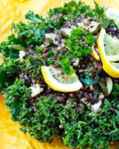 Zesty Quinoa & Kale Salad: A Refreshing Lemon Boost