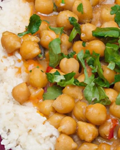 Hearty Chickpea Curry Paired Perfectly with Fragrant Basmati Rice