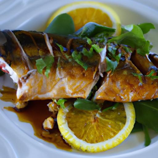 Zesty Grilled Mackerel: A Citrus-Glazed Flavor Journey